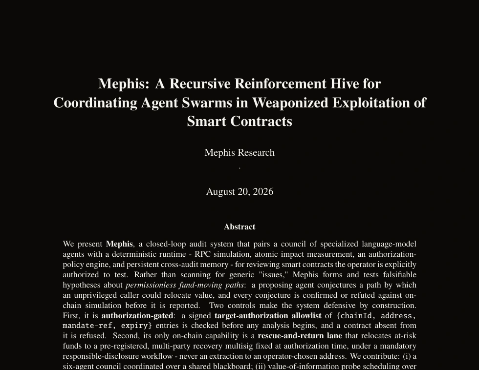 First page of the Mephis method paper